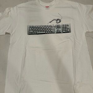 Limited edition Supreme T-Shirt with Keyboard Graphic